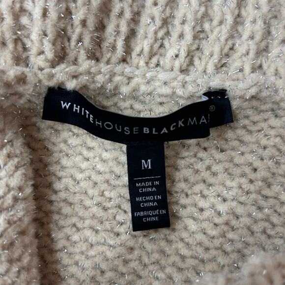Trendy chic holiday 
White House Black Market Sparkle Cowl Neck Sweater – Size M - Picture 3 of 5